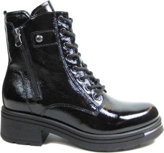 Nero Giardini Lace-up Boots - Dames - Veterlaarzen - Zwart - 39 EU - Schoenen