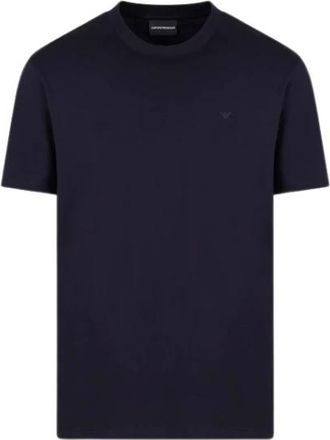 Emporio Armani Travel Essential T-Shirt - Heren - T-shirts - Blauw - XL - Katoen - Tops