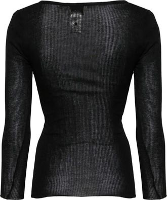 Stone Island Dark Grey Wool Sweater-Uomo