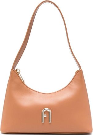 Furla Diamante shoulder bag - women - Polyester/Leather - One Size - Brown