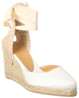 Castaner Joyce Satin Wedge Sandal