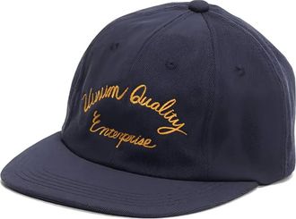 Visvim embroidered wool cap - Blue