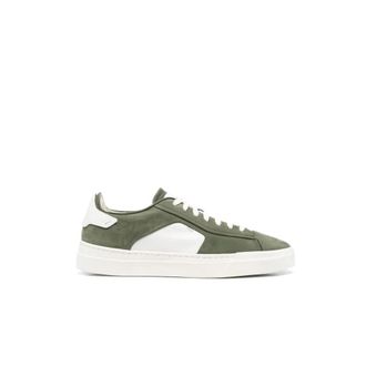 Santoni Sneakers, male, Green, Size: 8 1/2 US Low-top sneakers