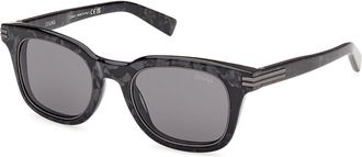 Ermenegildo Zegna EZ0238 05A Mens Sunglasses Black Size 50
