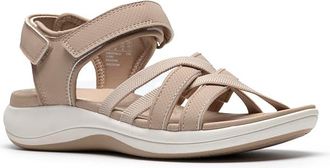 Clarks Mira Shore Womens Dress Sandals Sand Synthetic : 5.5 B - Medium