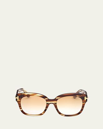 Tom Ford Icon T-Monogram Square Sunglasses