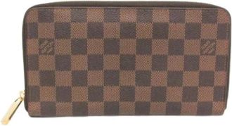 Louis Vuitton Pre-owned Canvas Portemonnee - Dames - Vintage Accessoires - Bruin - ONE Size - Vintage