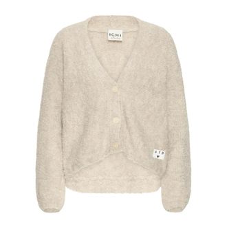 Ichi Ichi, Truien & Vesten, Dames, Beige, 2Xl, Ihblarisa CA Strik 20124597