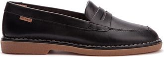 Pikolinos NOIA Leather Loafers for Women, Black, 38 EU