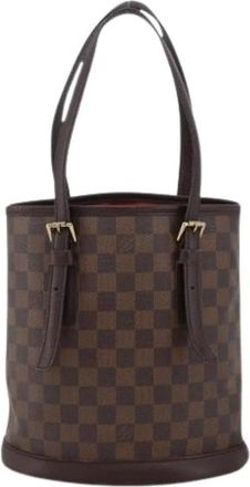 Louis Vuitton Pre-owned Bucket Bags, female, Brown, Size: ONE SIZE Pre-owned Marais bucket bag