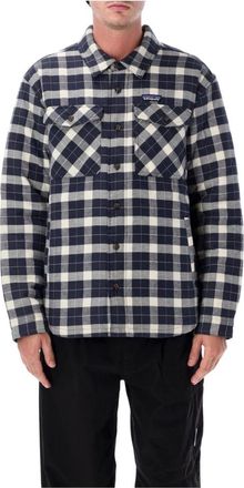Patagonia Fjord Flanellen Shirt - Heren - Outdoor shirts - Blauw - M - Katoen - Fitness