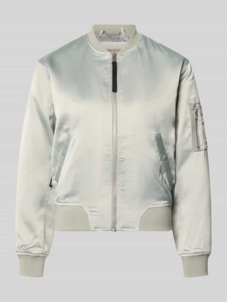 Khujo Regular Fit Bomberjacke mit Stehkragen Modell Beth in Hellgruen, Gr&ouml;&szlig;e XXL