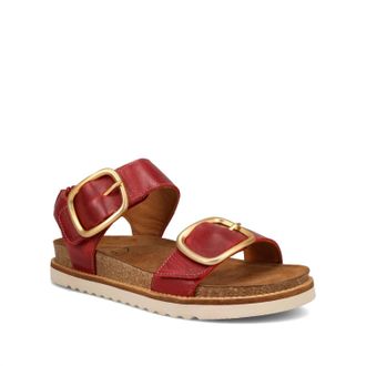 Taos Womens On The Double Sandal In Red