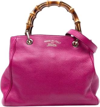 Gucci Pre-owned Handbags, female, Pink, Size: ONE SIZE Pre-owned Vintage Handbag