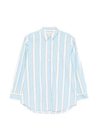 MC2 Saint Barth Sky Blue Relaxed Stripes Shirt