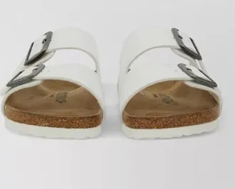 Birkenstock synthetic leather buckled sandals