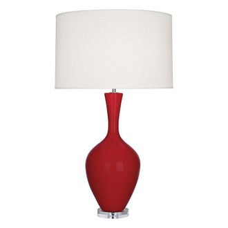 Ballard Designs Evelyn Table Lamp - Red - Ballard Designs