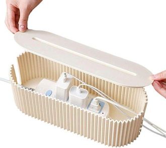 OEM Organizador De Cables - Caja De Almacenamiento De Cables Para Ocultar Enchufes Y Cables, Soluci&oacute;n De Gesti&oacute;n De Cables Para Oficina Y Hogar