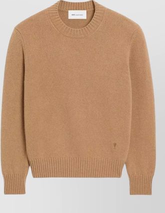 Ami cashmere crewneck sweater