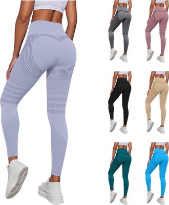 Generic Gym Leggings for Women UK,Women 3D Compression Leggings Anti Cellulite Slimming Scrunch Bums Legging High Waist Seamless Push-Up Opaque Gym Yoga Runni