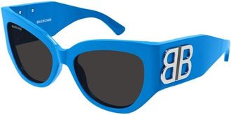 Balenciaga Authentieke bril met eersteklas service - unisex - Zonnebrillen - Blauw - 55 MM - Accessoires