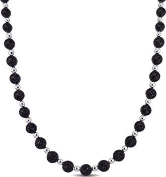 Delmar Black Diamond Disc Necklace - 0.50 ctw at Nordstrom Rack