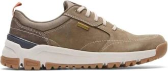 Dunham Mens Glastonbury Ubal Ii Trail Shoe In Breen Nubuck/ Suede