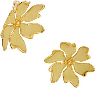 Oscar De La Renta Oscar De La Renta Large Cherry Blossoms Earrings