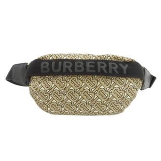 Burberry Pre-owned Belt Bags, female, Beige, Size: ONE SIZE Pre-owned Sling Bag