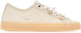 D.A.T.E. Tender Dream Sneaker - Dames - Sneakers - Beige - 36 EU - Katoen - Schoenen