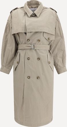 Isabel Marant Cappotto Chilma a righe Woman 36