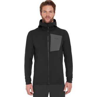 RAB Superflux Hooded Jacket - Mens in Black at Nordstrom, Size Xx-Large