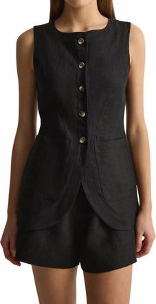 Poss&eacute; Emma Vest In Black