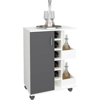 ebuy24 Vcm Carrito De Cocina Carrito De Picking Dimensiones Carro De Cocina Aprox. Al. 85 X An. 63 X P. 40 Cm Espacio De Almacenamiento Suficiente Enrollable