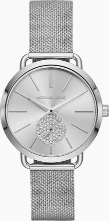 Michael Kors Womens Michael Kors MK3843 Portia Silver Dial Ladies Watch
