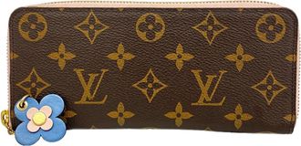 Louis Vuitton Blue Rose Ballerine Long Wallet (Bi-Fold) (Pre-Owned)