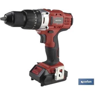 cofan Cofan Taladro Percutor A Bater&iacute;a Li-ion 20 V 1300 Rpm 35 Nm, Taladro Percutor Y Atornillador De 2 Velocidades, Con 16 Posiciones De Apriete, Control V