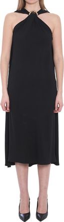 Gucci Black Halter Neck Midi Dress