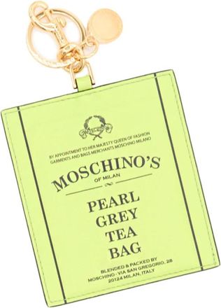 Moschino Printed Keyring - Heren - Sleutelhangers & Tashangers - Groen - ONE Size - Accessoires