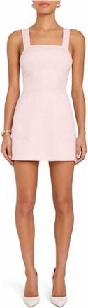 Amanda Uprichard Ace Mini Dress In Antique Rose