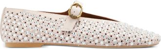 Kurt Geiger Mayfair ballerinas met verfraaide gesp - Roze