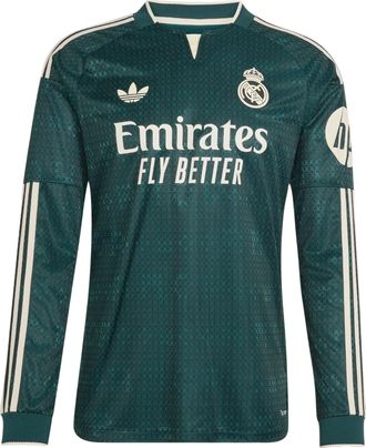 adidas Real Madrid 26/27 Away Authentic Jersey Long Sleeve Asia Sizing Aurora Ivy KC3980