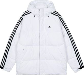 adidas 3-Stripes Puff Down Jackets White Black IT8731