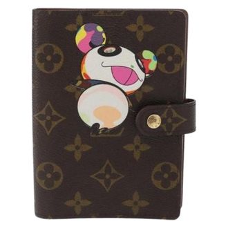 Louis Vuitton Pre-owned Canvas Home-Office Wallet - unisex - Louis Vuitton Vintage - Vintage Wallets - Brown - ONE SIZE - Pre-owned