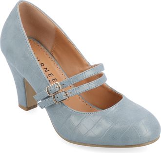 Journee Collection Women & apos;s Windy Medium and Wide Width Pumps