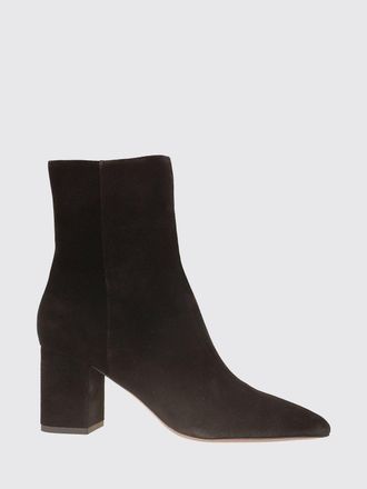PARIS TEXAS Anja Suede Ankle Boots with Block Heel