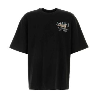 Amiri T-Shirts, male, Black, Size: 2XL Hope And Dreams OS Tee