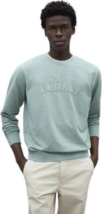 Ecoalf Katoenen Sweatshirt met Print aan de Voorkant - Heren - Sweatshirts - Groen - XL - Katoen - Hoodies & sweatvesten