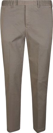 Pantaloni Torino Master Tailored Brown Straight-Leg Pants