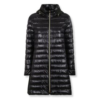 Herno Down Jackets, female, Black, Size: 3XL Parka